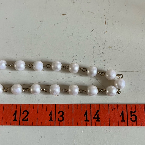 Vintage Art II White Beaded Necklace - Picture 6 of 7